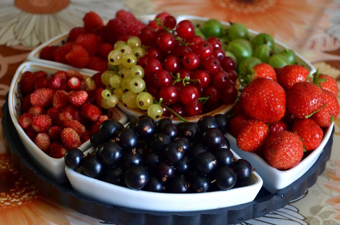 Früchte und Beeren für die Potenz
